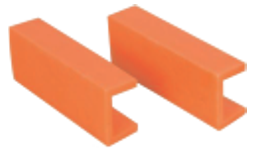 [159-VJF06] 6" Fibre (Nylon) Jaw Covers