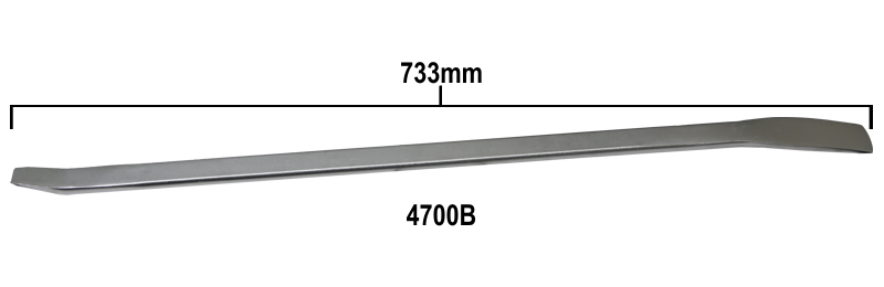 [159-4700B] 740mm Heavy Duty Double End Spoon Bar