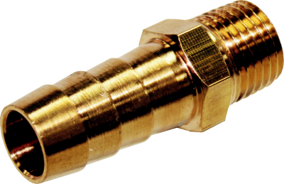 (N)3/8" Barbed Tail 1/4" NPT Male
