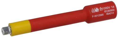 1/4 Inch Drive 4 Inch VDE Insulated Extension