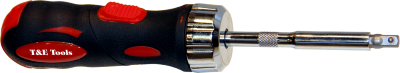 8 Piece 1/4" Drive & 1/4" Hex Ratchet Screwdriver Set