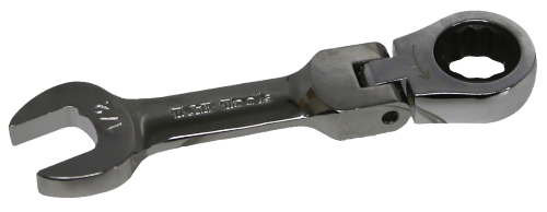 1/2 Inch 12 Point Stubby Flex-Head Ratchet Wrench