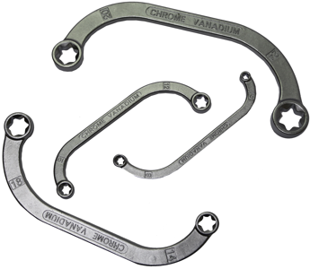 4 Piece" E" Series Ring Wrenches