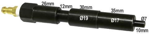 M7 Tip Diameter Injector Type Diesel Compression Adaptor
