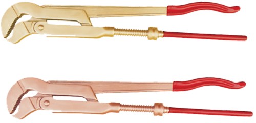 530mm Parrot Bk. Pipe Wrench 50mm (Copper Beryllium)