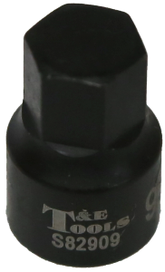 9mm 1/4" Drive Stubby In-hex Impact Socket