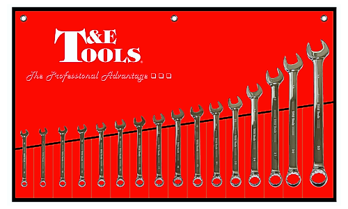 16 Piece  Combination Wrench Set Metric 10-32mm