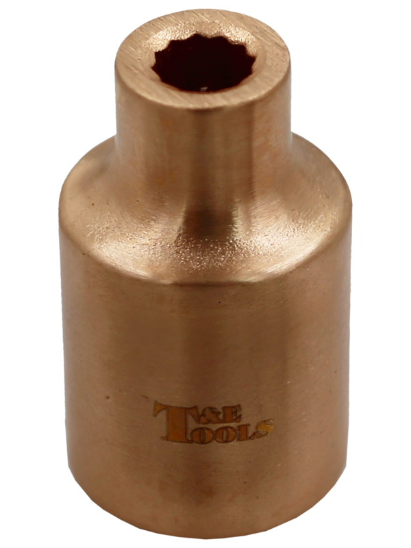 7mm x 1/2 Inch Drive 12 Point Socket (Copper Berylimum)