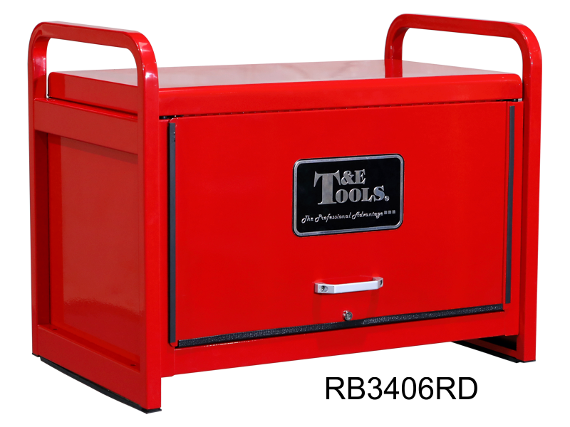  34" Heavy Duty Road Maintenance Tool Chest - Red