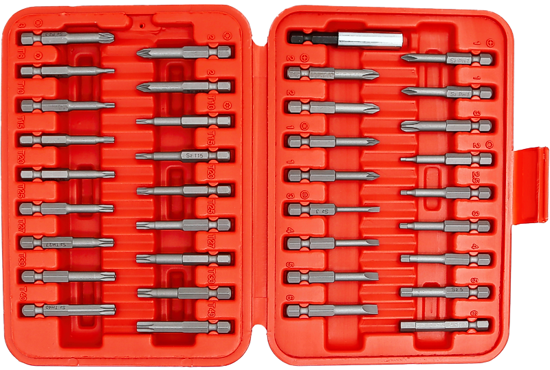 36 Piece 1/4"Hex Power Insert S2 Bit Set