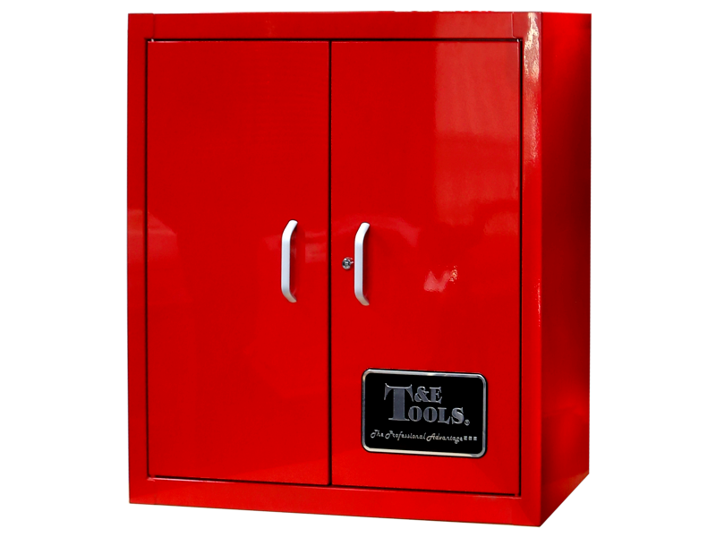 32"  Wall Cabinet with Ball Bearing Drawer - Red