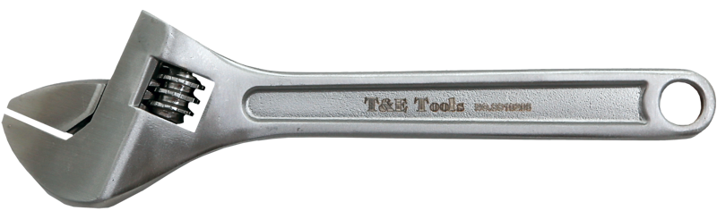 Stainless Steel 6"(150mm) Super-Satin Adjustable Wrench