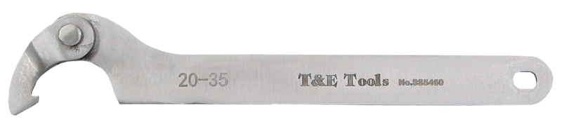 Stainless Steel 20 to 35mm Adjustable "C" Wrench 165L