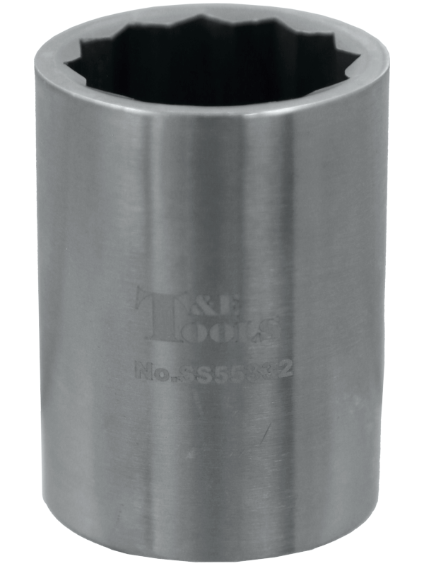Stainless Steel 32mm x 3/4 Inch Drive 12 Point Socket 60L