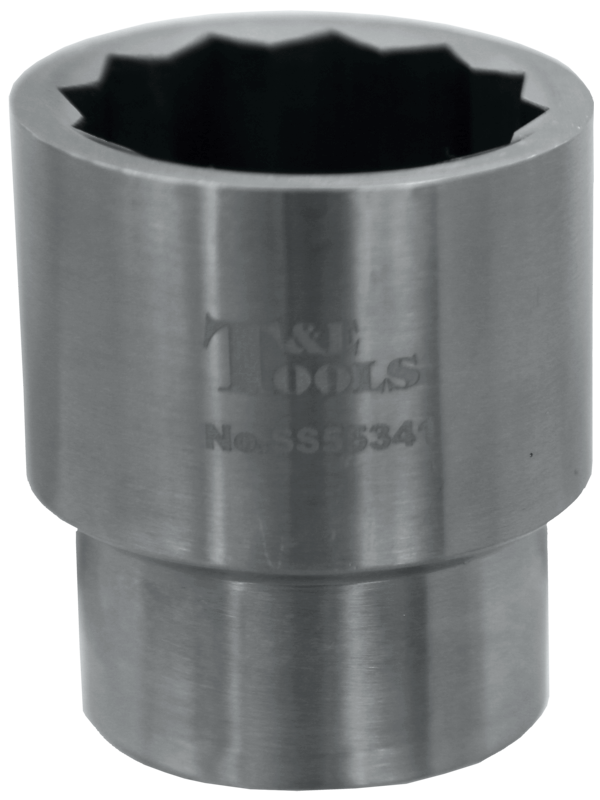 Stainless Steel 41mm x 3/4" Drive 12 Point Socket 65L