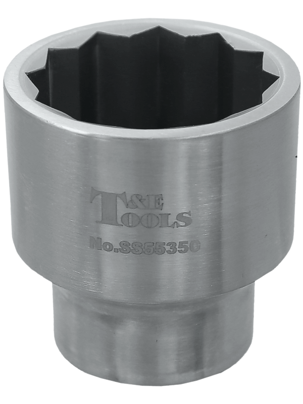 Stainless Steel 50mm x 3/4 Inch Drive 12 Point Socket 70L