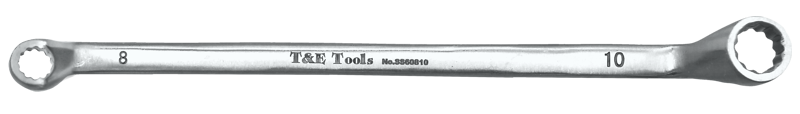 Stainless Steel 8 x 10mm Double Ended Long Ring Wrench 190L