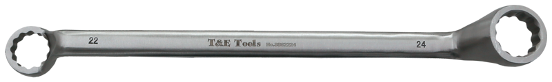 Stainless Steel 22 x 24mm Double Ended Long Ring Wrench 330L