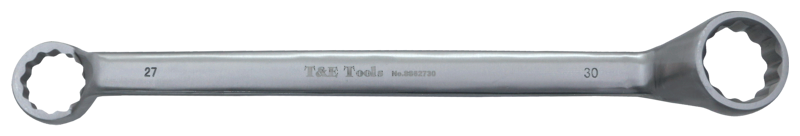 Stainless Steel 27 x 30mm Double Ended Long Ring Wrench 350L