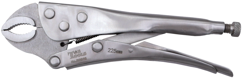 Stainless Steel 8.7/8"(225mm) Curved Jaw Locking Grip Pliers
