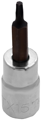 T15 3/8 Inch Drive Torx-r Driver Socket (American Chrome Style)