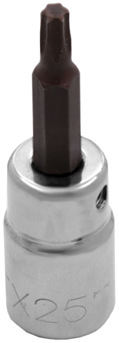 T25 3/8 Inch Drive Torx-r Driver Socket (American Chrome Style)