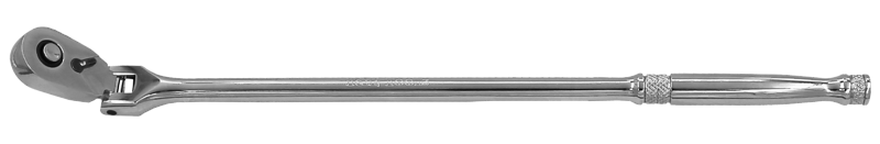 1/4 Inch Drive x 108T Flex-Head Long Handle Ratchet