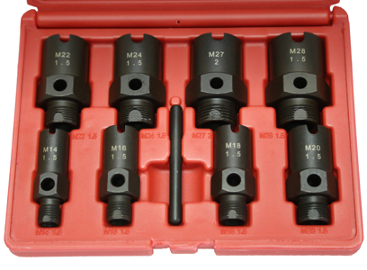 [159-8070] 9 Piece Metric Internal & External Thread Chaser