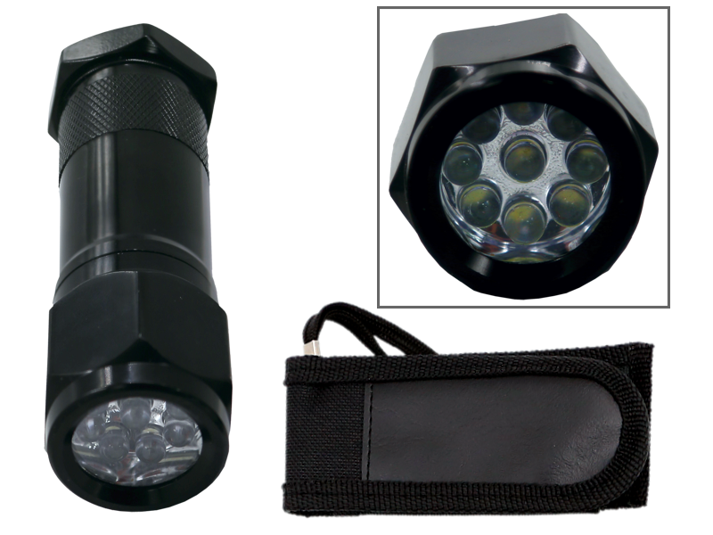 [159-8897] 8 Led Mechanics Torch (Metal)