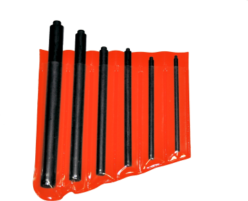 [159-8934] 6 Piece Dowel Pin Punch Set 1/8" .3/8"