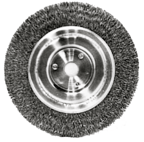 [159-1735] 6" 1/2" Narrow Face Wire Wheel