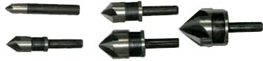 [159-8966] 5 Piece HSS Countersink Bit Set 1/4" To 3/4"