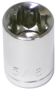 5/16 Inch 1/4 Inch Drive 8 Point Standard Socket