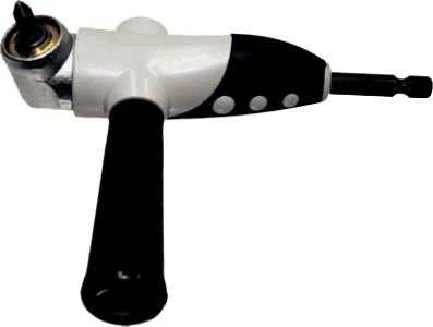 90° 1/4 Inch Hex Bit Drill Driving Attachment