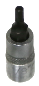 1/8 Inch 1/4 Inch Drive In-hex Socket 35mm L