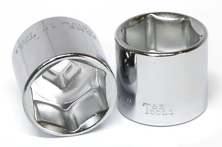 1" 3/8" Drive 12 Point Standard Socket