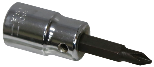 #1 Phillips 3/8" Drive Screwdriver Socket