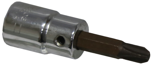 #3 Phillips 3/8" Drive Screwdriver Socket