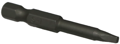 #1 Robinson Square 1/4" Hex Bit 50mm Long