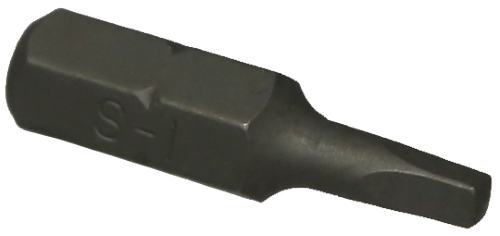 #1 Square Recess 1/4" Hex Insert Bit 25mm Long