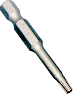 [159-30463] T15 Torx 1/4" Hex Bit 50mm Long