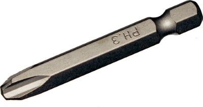 [159-30513] #3 Phillips 1/4" Hex Bit 50mm Long