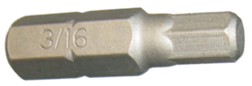 3/16 Inch 1/4 Inch In-hex Insert Bit 25mm Long