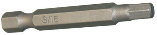 [159-30618] 3/16" In-hex 1/4" Hex Bit 50mm Long