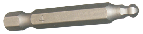 [159-30824] 4mm Ball In-hex 1/4" Hex Bit 50mm Long