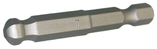 [159-30827] 7mm Ball In-hex 1/4" Hex Bit 50mm Long