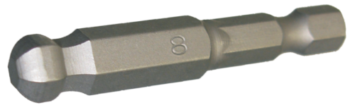 [159-30828] 8mm Ball In-hex 1/4" Hex Bit 50mm Long