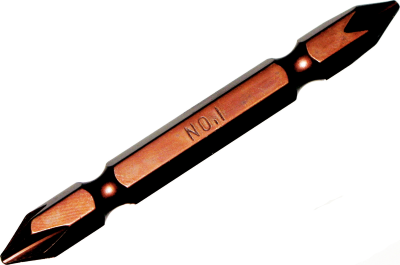 [159-30901] #1 Phillips 1/4" Hex Double End Power Bit