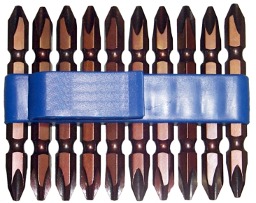 [159-30902-10] 10 Piece Double End Phillips #2 Power Bits 1/4" Hex