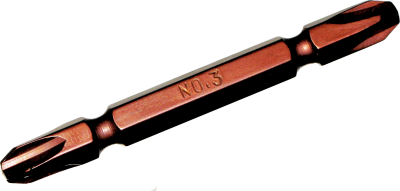 [159-30903] #3 Phillips 1/4" Hex Double End Power Bit